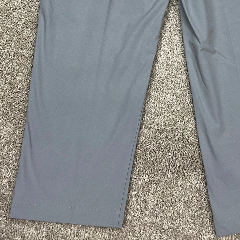Adidas Go-To 5 Pocket Pant Men 38x30 Gray Tapered Fit Performance Flat Front NEW